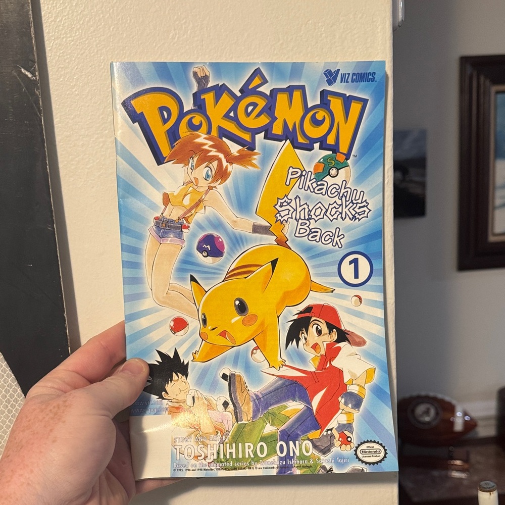 Pikachu Shock Back comics 1-4